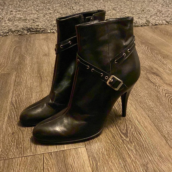 Versus Versace Leather Booties NEW - Picture 2 of 13